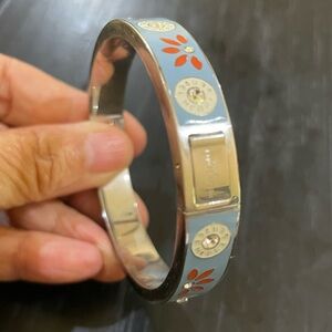 NWOT HENRI BENDEL Stylish Silver and Blue Bracelet